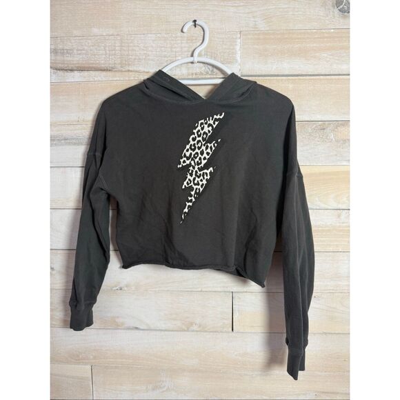 Altar'd State Tops - Altar’d State Cropped Lightening Bolt Hoodie Size S
